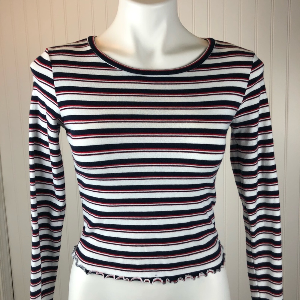 Garage Brand Stripped Long Sleeve